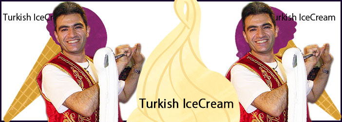トルコの伸びるアイス